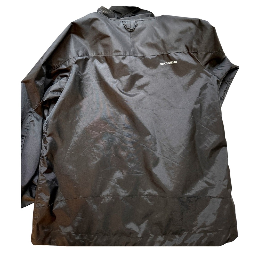 Grundens Womens Rain Jacket Hooded Black XL - Picture 2 of 7